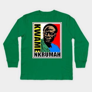 Kwame Nkrumah Kids Long Sleeve T-Shirt
